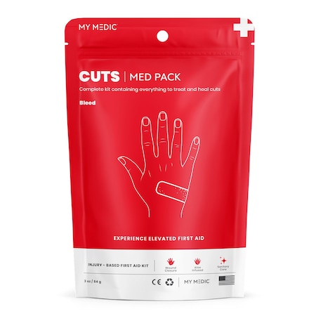 My Medic First Aid Kit, Red, 28, 7.5 in MM-MED-PACK-CUTS-EA